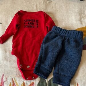 Carter's Red and Navy Kids Matching Set